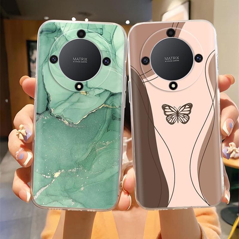 For Honor Magic5 Magic 5 Lite Pro Phone Case Cute Panda Full Protection High Quality Silicone Back Cover for Honor Magic5 Lite
