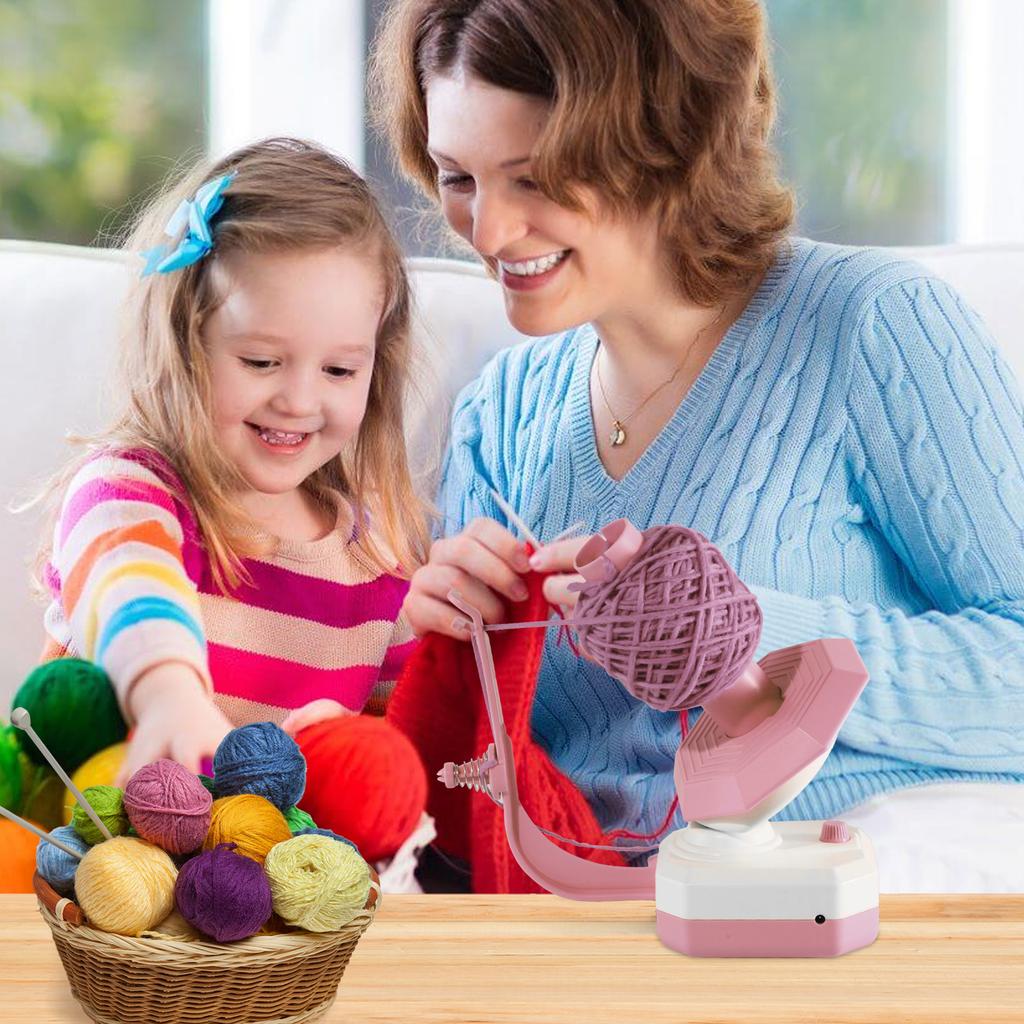 Electric Wire Winder Yarn Wool Auto Yarn Cake Winder for DIY Sewing Making String Ball Yarn Winder Thread Skein Cable Winder