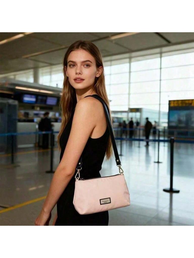 Light Pink Makeup Bag, Handheld and Portable, Large Capacity for Cosmetics, for Daily Touch-Ups and Travel GUCCI-GIFT-60