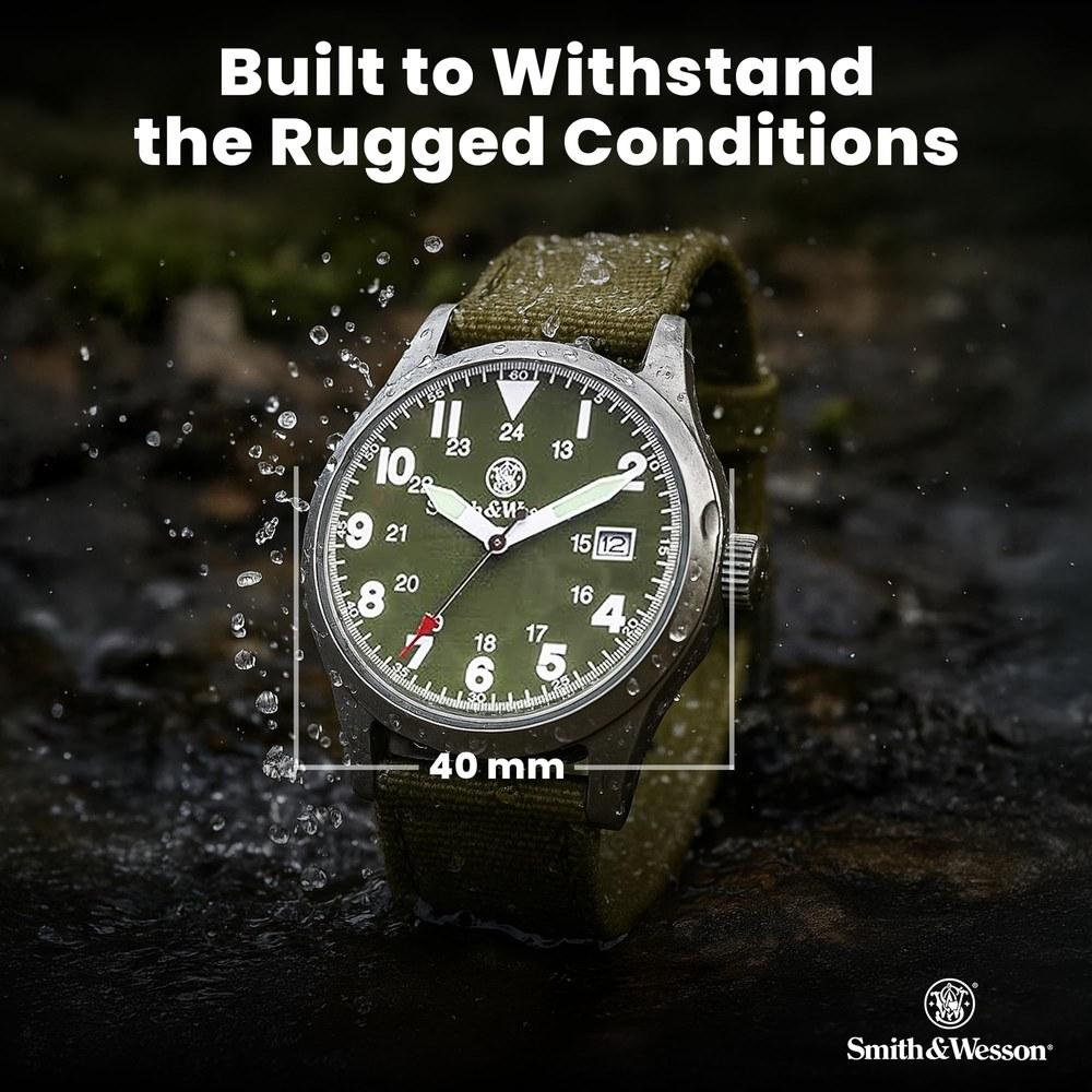 Smith & Wesson Military Watch SWW-1464-OD Men's
