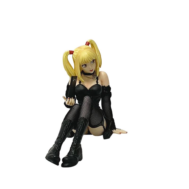 Anime Figure Misamisa Figure Sitting Action Figures Misa Anime Figures Pvc Model Noodle Stopper Toys Ornament Birthday Gift 11Cm