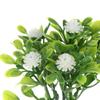 Miniature White Flower Green Plant Potted Ornament Dollhouse Mini Bonsai Model Decoration Micro Scene Layout Pography Props