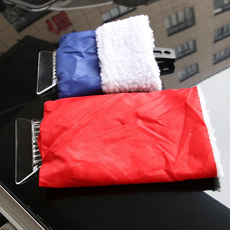 

PDTO скребок для снега и льда для окон автомобиля, перчатки для зимней чистки, теплый ручной инструмент, лопата