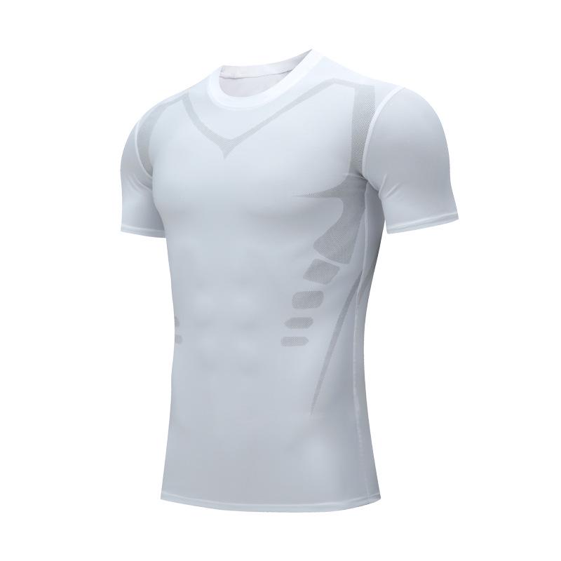 

Men s Quick-Dry High-Elastic Sports Base Layer - Long/Short Sleeve for Basketball & Running S