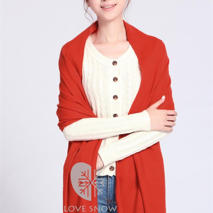 Kockovaný zimný šál pre ženy – strapcový šál v kórejskom štýle z imitácie kašmíru