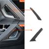 Carbon Fiber Armrest Handrail Handle Panel Trim Cover For Chevrolet Corvette C7