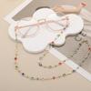 Women Glasses Chain Colorful Faux Gemstone Eyeglass Chain Retro Beaded Sunglass Strap Eyeglass Lanyards for Spectacle Reading Glasses