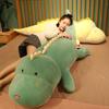 Soft Crocodile & Dinosaur Plush Body Pillow for Girls - Back Cushion & Leg-Clamping Sleeping Doll