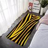 Doormat Flannel Floor Mat Leopard Grain Indoor Foot Rug Bedside Mats Kitchen Corridor Water Absorbent Carpet Ideal Balcony Decor