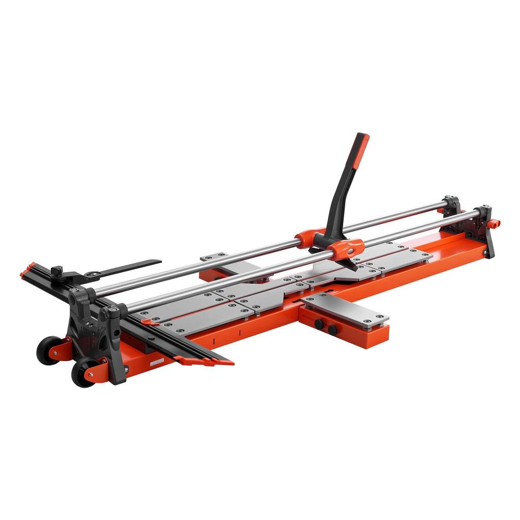 1200 mm Manual Tile Cutter, Upgraded Sliding Head Cutting Tool with Spring-Loaded Base, Angle Fence, Tungsten Carbide Cutting Wheel, Alignment Guide,