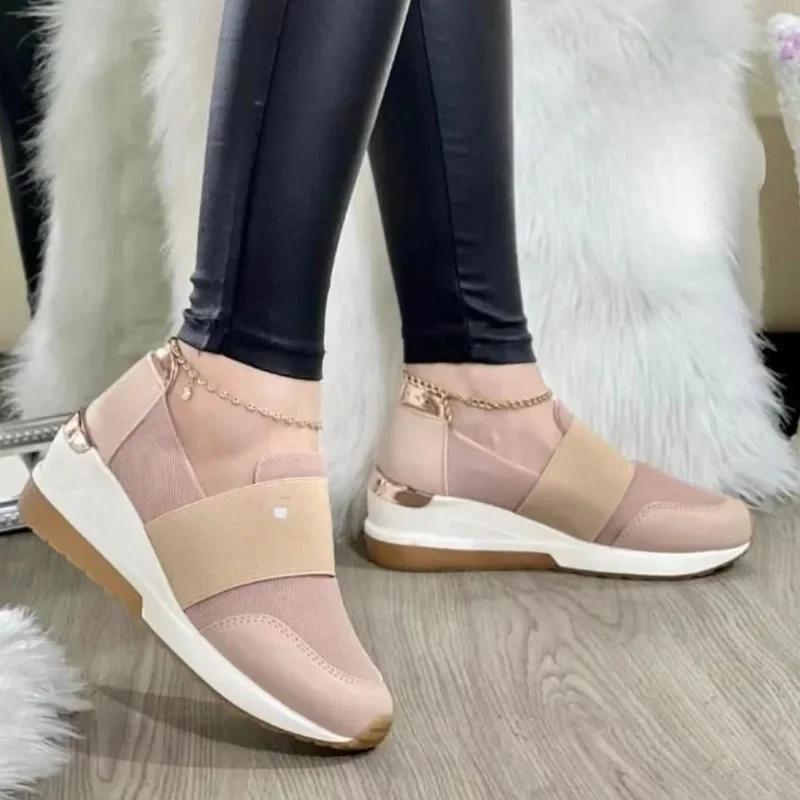 Fashion Women Sneakers 2024 New Outdoor Casual Sneakers Women Mesh Lightweight Breathable Non-slip Flat Designer Shoes for Women