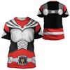 Kamen Rider W CycloneJoker T-shirts Japanese Tokusatsu Cosplay 3D Print Kids Tees Summer Men/Women Harajuku Short Sleeve Y2k Top