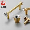 KAK Crystal Gold Cabinet Knobs and Handles Gold Shoebox Closet Door Drawer Knobs Wardrobe Pulls Pullers with Screws Hardware