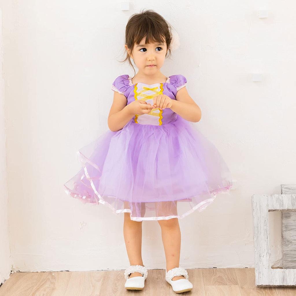 Design Rapunzel Cinderella La Belle Dress Children Princess Costume Kids Halloween Costume Wedding Costume Girls 90 100 110 120 130 e0056 [monoii]
