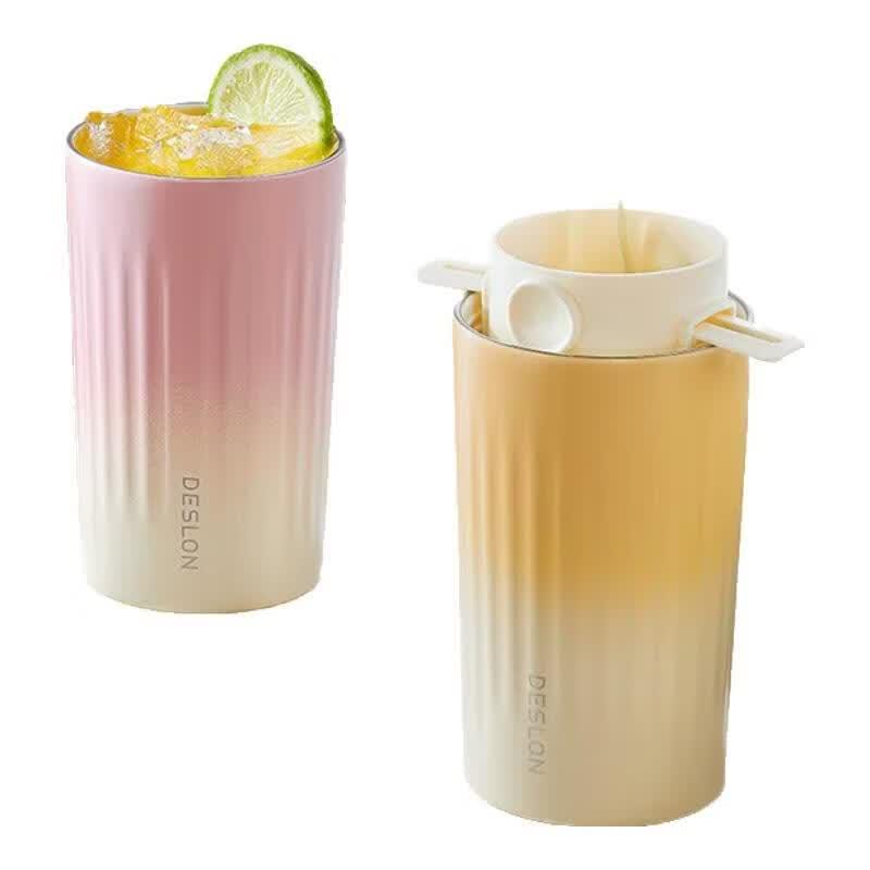 DESLON 304 Stainless Steel Premium Coffee Mug 400mL