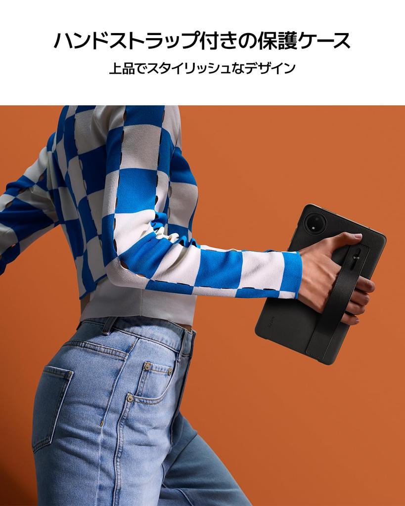 Husă originală Redmi Pad SE Husă de protecție cu curea de mână reglare unghi 8.7 Două niveluri