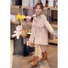 Girls' Hooded Trench Coat - British Style Autumn Fashion 2025, Mid-Length Casual Outerwear