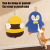 Verticale Kattenkrabmat Sisal Kattenkrabber met Ophanglus Schattige Dierenvorm Kattenkrabmat Beschermt Meubels voor Binnenkatten