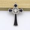 Vintage Holy Jesus for Cross Pendant Christian Holy Jesus Hanging Ornament Decor for Home Tote Bag Luggage Suitcase Deco