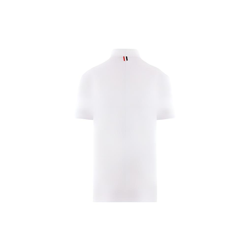 THOM BROWNE Jersey Short Sleeved Collection Polo Shirt Men's MJP196A-J0138-100