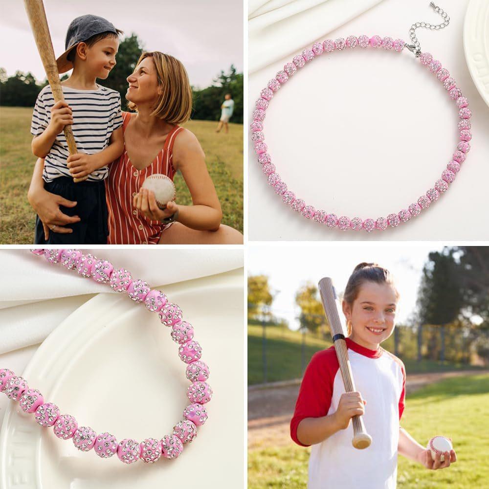 Fashionable Jewelry Colorful Diamond Ball Necklace Unique Hip-hop Star Accessories  Men