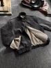 Men's Houndstooth Harrington Jacket: Retro Wood Grain, Short Stand-Up Collar, Spring/Autumn High-End Design.