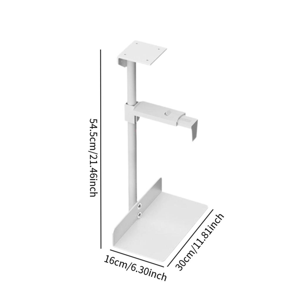 Unter Schreibtisch Computer Halterung Einstellbare Grad Swivel Einfache Installation PC Mainframe Aufhänger