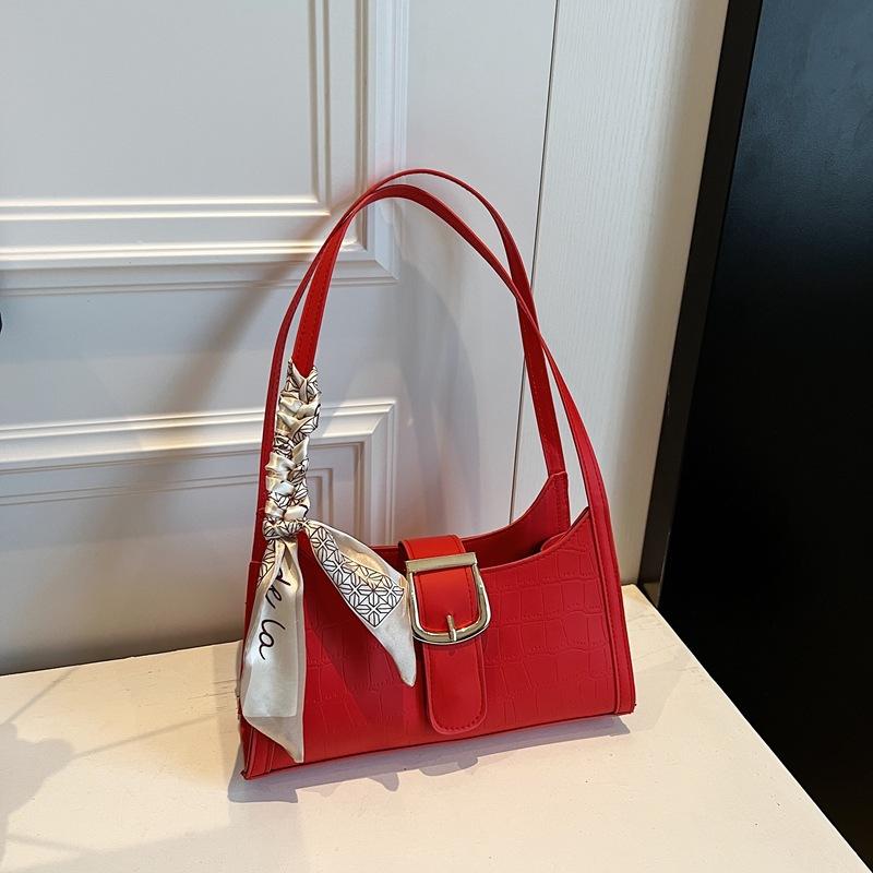 Premium women's bag niche design bag women's 2025 new versatile fashion shoulder bag underarm bag method stick bag