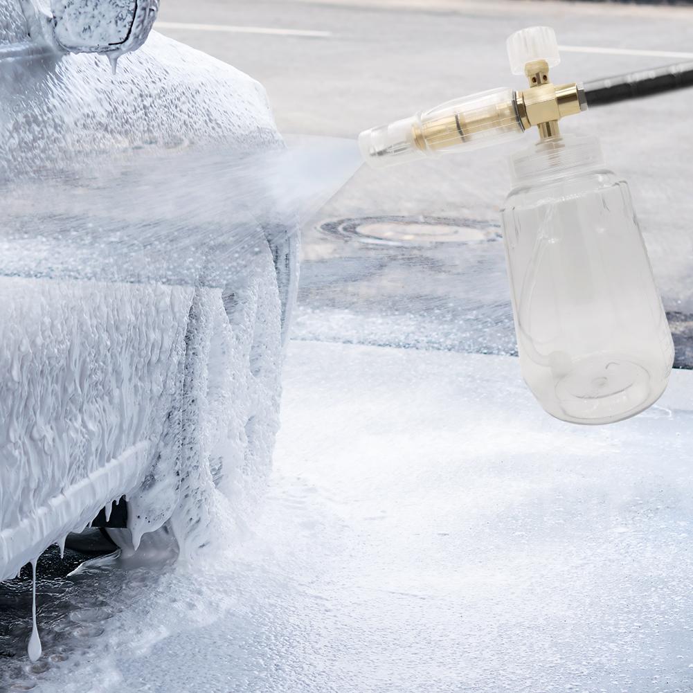 Car Foam Sprayer with Quick Connector Pressure Washer Accessories Portable Handheld Spray Foam Gun for Car Washing and Cleaning