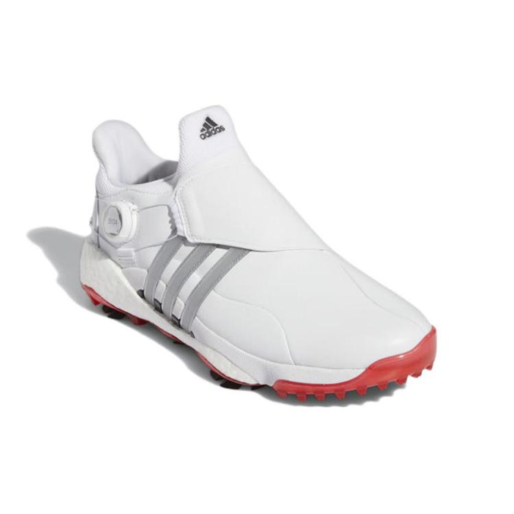 New Adidas Tour 360 22 Boa Golf 'White Silver Metallic' GY5337