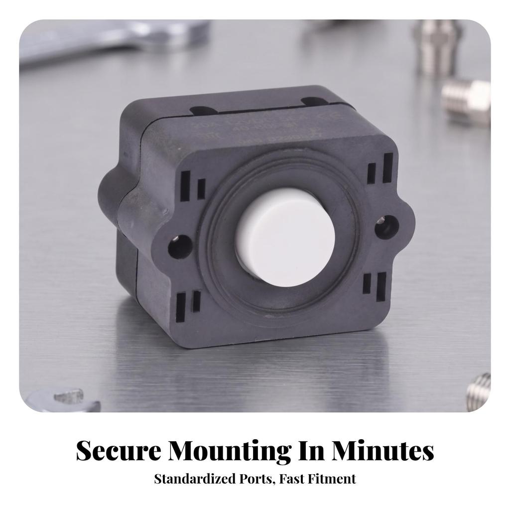Universal Low Profile Pressure Switch for Diaphragm Pump Integration