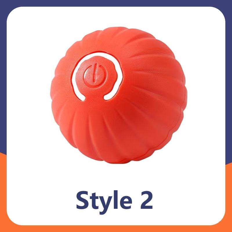 1PCS Dog Toys Intelligent Gravity Jump Ball Rechargeable Bite-Resistant Rolling Ball Cat And Dog Chase Interactive Pet Toys