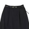 Lap Pleat Back Banding Belt Set Long Skirt As2ws422