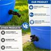 Downspout Collector Rain Barrel Spigot 3/4 GHT Thread Rain Barrel Kit  Outdoor Garden