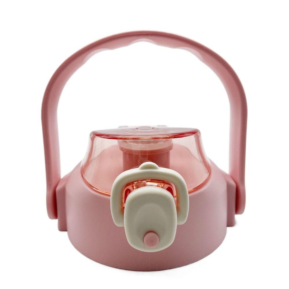 

Замінна кришка для чашки-пляшки для води, бризкозахисна кришка для кухля, портативна кришка для чашки з соломинкою, аксесуари для пляшок рожевий