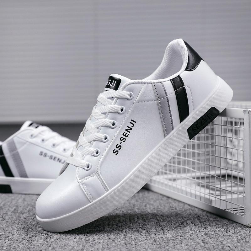 

Fashion New Men s Luxury Sneakers Platform Summer Leather Breathable Casual Shoes Lace High Quality Fashion Board Shoes Hot Selling 44