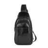 Men's Genuine Leather Chest Bag - Top Layer Cowhide, Crossbody, Fashionable, Retro, Versatile, High-End Style