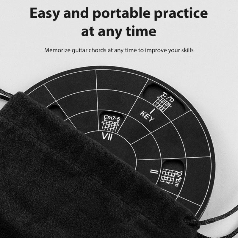 Metal Chord Wheel Circles of Fifths Wheel Music Theories Learning Tool for Guitar, Musicians Songwriters Enduring