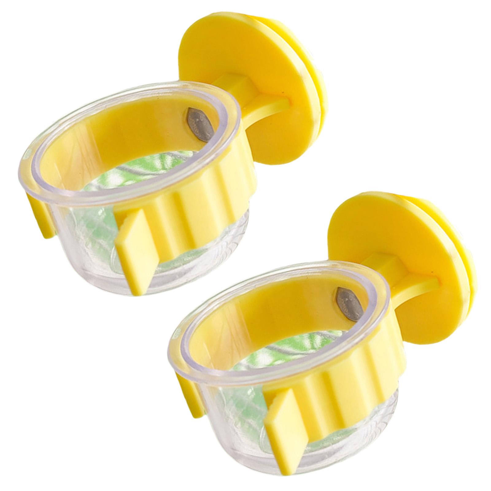 

2 шт. прочные миски для птиц из ПЭТ, кормушка с зажимами для корелл, попугаев, ара, зябликов, неразлучников, мелких животных