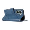 DF-06 For Xiaomi Poco X7 Pro 5G/Redmi Turbo 4 5G Phone Case Line Imprint Leather Wallet Cover
