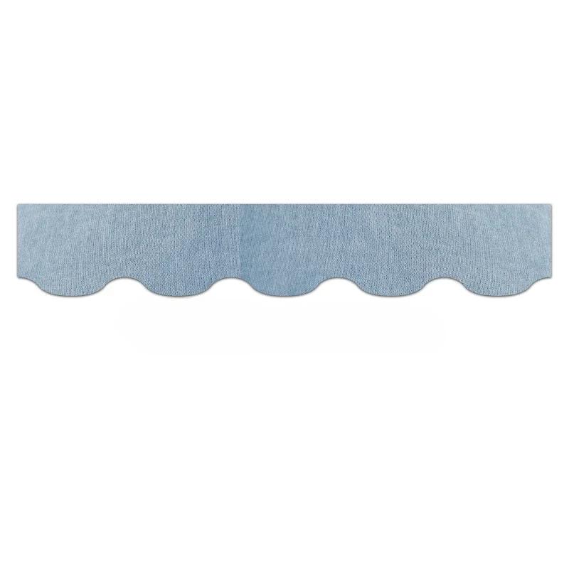 Chenille Window Valance Self-adhesive DIY Curtain Custom Size Roman Valance Curtain Swags Decorative Cloth Strip Top Shading