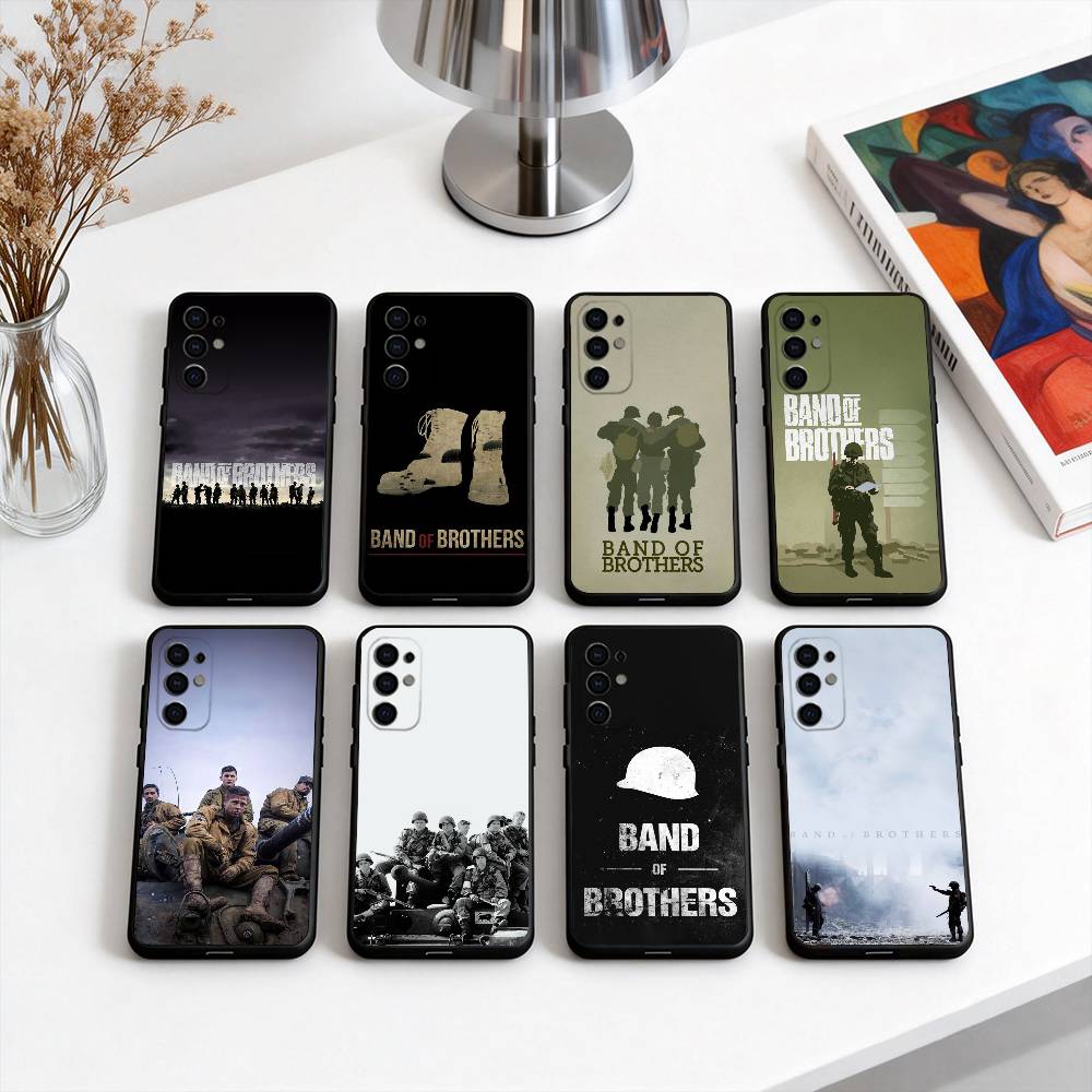 Movie Band of B-Brothers-es Phone Case For Samsung S25,S24,S21,S22,S23,S30,Ultra,S20,Plus,Fe,Soft Silicone Black Cover