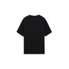Li-Ning Patterned Print Loose Round Neck Short Sleeve T-Shirt Men Tops Black AHSS127-2