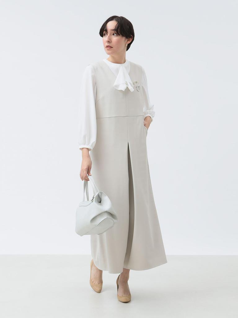 B:MING LIFE STORE by BEAMS Women's ECRU Jumpsuit, Overalls (S-M)