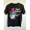 Queens of The Stone Age Trident Druck Baumwoll T-Shirt Stoner Rock Streetwear Harajuku Mode Rundhals Herren Damen Locker Lässig Oversize Oberteil Sommer Neues T-Shirt
