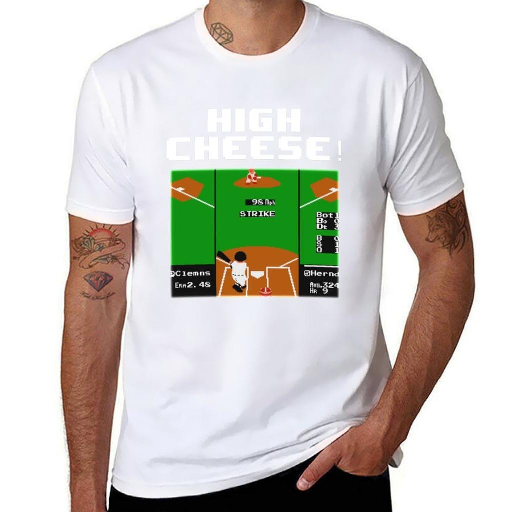 RBI Baseball High Cheese Retro Game TShirt Comfortable Daily Wear Tee