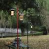 Camping Lantern Stand Portable Light Stand Camping Folding Lamp Pole for Camping Fishing Picnic BBQ Outdoor Activities