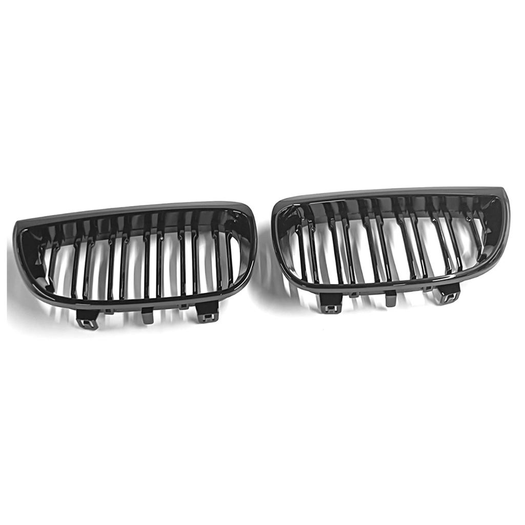 2Pcs Front Bumper Grille Grill 51137077130 Car Front Bumper Grille 51137127228 for BMW E81 E87 1-Series M-Sport Model 2004-2007