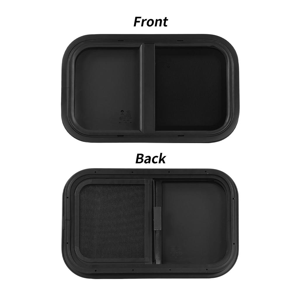 RV Push Window RV Push Pull Window Rounded Corner Waterproof Sealed UV Proof Smooth Polished For Engineering Vehicle Window