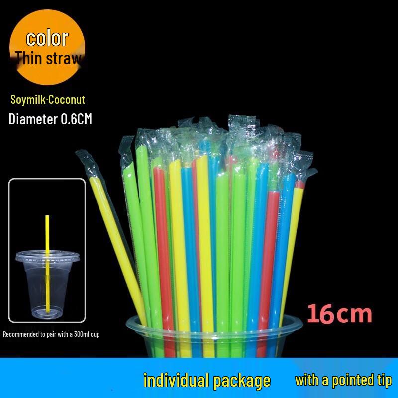 Individually Wrapped PP Disposable Straws